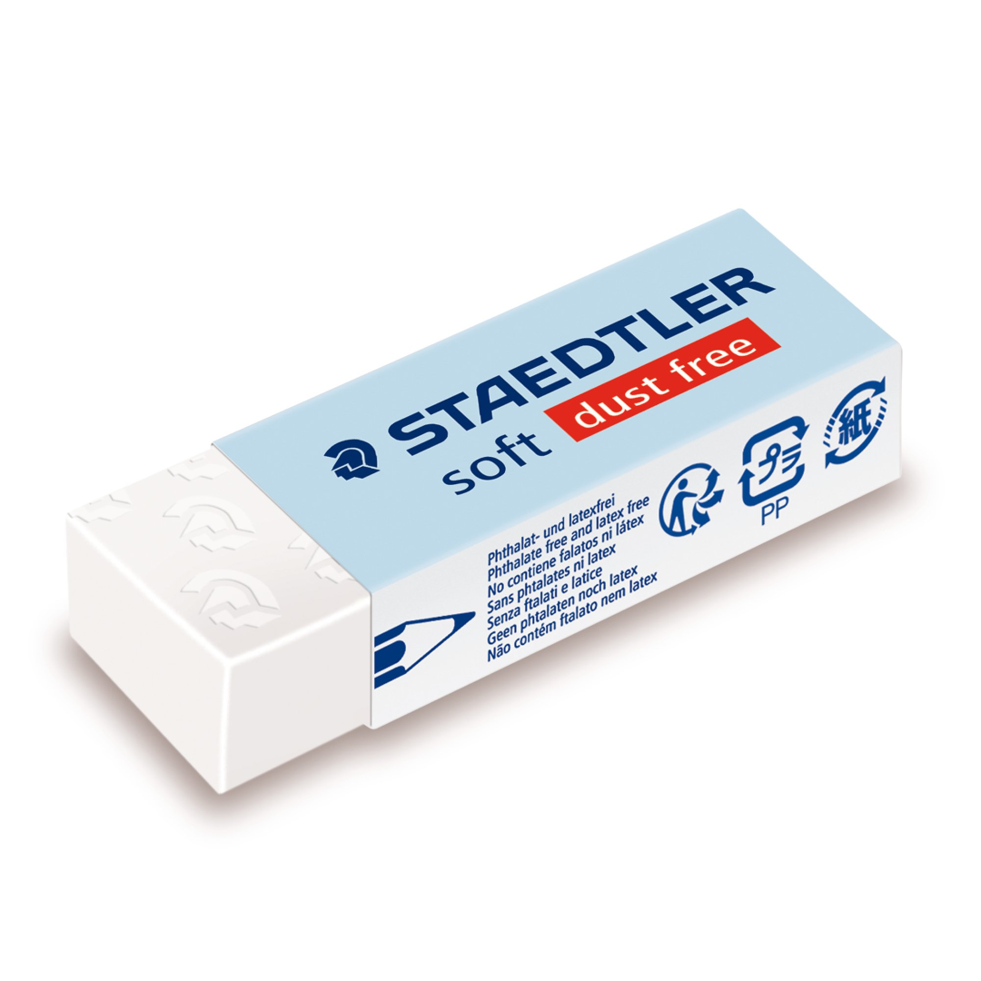 Staedtler Dust Free Soft Eraser BX=40Pcs ST-526-S40
